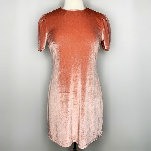 WAYF Puff Sleeve Mini Dress Size Small - Picture 1 of 11